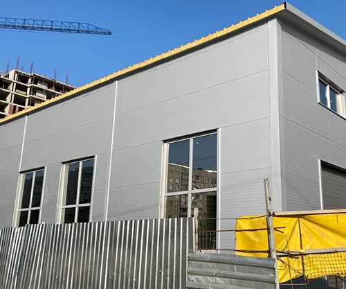 Монтаж сэндвич-панелей без замков